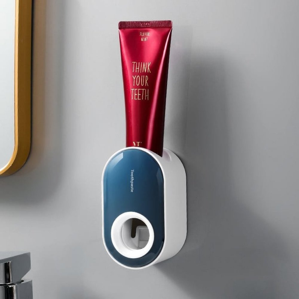 Automatic Toothpaste Dispenser Wall-Mounted and Toothpaste Rack Free/Punch Free - Picture 8 of 10